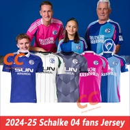 Schalke 04 Soccer Football Jersey Sports T shirt Men's Jerseys 2024-25 Top Quality Fans Version
