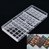 Polycarbonate Chocolate Bar Mold Fondant Shapes Candy Jelly Mould Plastic Baking Pastry Mould Kitchen Tool Bakeware