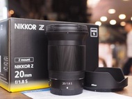 [ 尼康無反 ] Nikon Z 20mm f1.8 S 廣角鏡 全片幅 /20 1.8