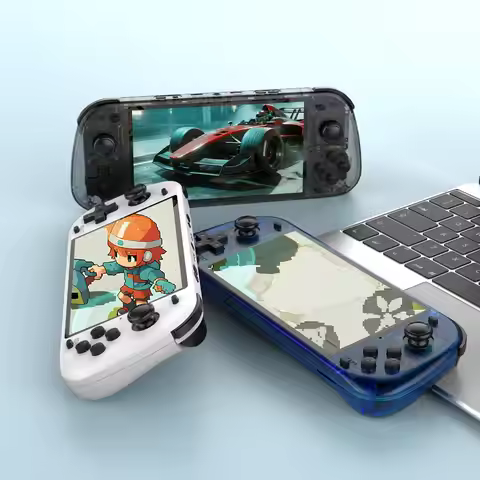 For R50S Retro Handheld Game Console With 128G Built-in HD Games, 18000+ Held 4k System Source Scree