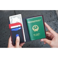Ví DA Đựng Hộ Chiếu Da Epsom Handmade LEALUX Passport Wallet