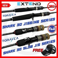 2024 EXTEND Shark 30 Jigging Series Slow Jig Fast Baitcast & Spinning Fishing Rod BC Overhead Thirty