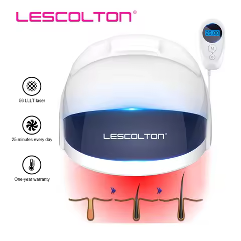 Lescolton laser helmet red light therapy hair laser hat for hair growth cap hair growth products LLL