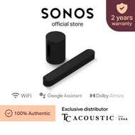3.1 Sonos Beam Gen 2 Soundbar & Sub Mini - Dolby Atmos Smart Wireless Home Theater System