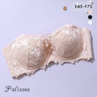 Palissee Mia Lingerie lace-up strapless bra 1/2 cup (Sizes E-F)(38113220EF)(Direct from Japan)1