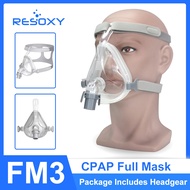 CPAP Mask Full Face Mask with Headgear Frame for Apnea Anti Snoring Sleeping Aids for CPAP/BiPAP/APAP Machine