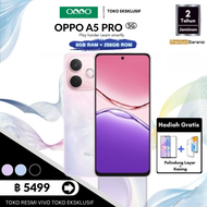 ✨ OPPO A5 Pro 5G หน้าจอ 6.67” AMOLED แบต 5800mAh RAM 8GB + ROM 256GB กล้องหลัง 50MP