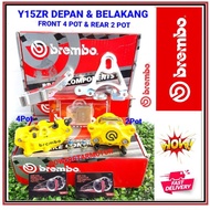 CALIPER 4POT & 2POT DEPAN & BELAKANG FULLSET PNP Y15ZR