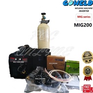 GOWELD MIG-200 GAS CYLINDER Professional MIG & MMA & LIFT TIG GAS SET /Welding Machine kimpalan