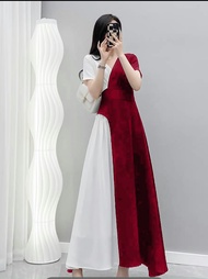 KLOWI-DRESS NATAL TERBARU-DRESS REMAJA-LONGDRESS NATAL-DRESS PANJANG-GAUN PANJANG-GAUN NATAL TERBARU