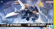 全新Hi Metal R Macross Zero VF-0S & QF-2200D-B GHOST Phoenix METALR福卡機