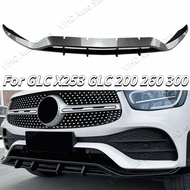 For Mercedes Benz GLC Class X253 GLC200 GLC260 GLC300 AMG 2020 2021 2022 Front Bumper Lip Splitter D