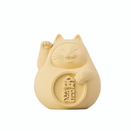 氺の尼 泥研製所胖胖金運貓/ 4.5cm/ 單入/ 招財黃
