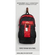 60L Outdoor Hiking Travel Backpack, Waterproof Nylon, Large Capacity, 60L Red