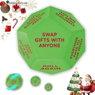 Wishlistforyou Santa Swap Gift Exchange Christmas Gift Game 12 Different Sides Home Decoration Craft