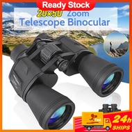 20x50 60x60 Zoom Teropong Telescope Binocular Eyebrow Clear View Telescope Binocular Night Vision Hu