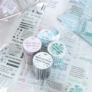 PET die-cutting tape frosting love English word element versatile material hand account DIY Guka dec