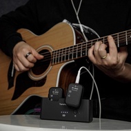 2.4g Sistem Monitor Fon Telinga Wayarles Sistem Wayarles Pemancar Penerima Aksesori Gitar