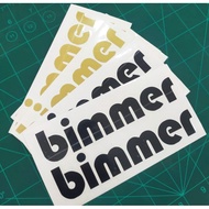 Cutting Sticker BIMMER stiker