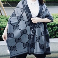 *SHIHNA名牌精品* GUCCI 598189 GG jacquard stole 羊毛 大GG 披肩