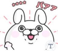 【可7-11、全家繳費】日本限定貼圖 － Rabbit 100% Custom Stickers