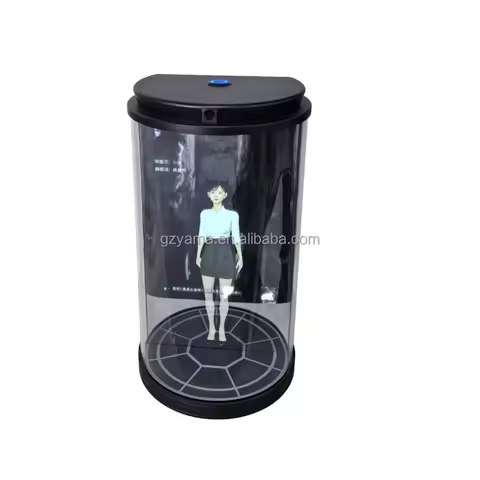 3D Holographic Advertising Display 10.1inch LCD Screen Hologram Cylinder 3D Hologram Technology Holo