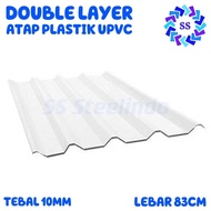 Atap Spandek Upvc Evertop (Bukan Alderon) Twin Wall - Double Layer -