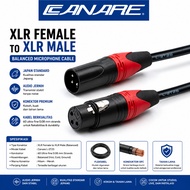 Japan Standard XLR FEMALE Microphone Cable - XLR MALE