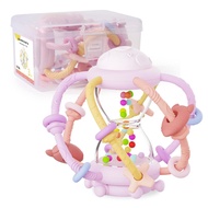 Socub Baby Montessori Sensory Toys for 0-6 6-12 Months, Food Grade Teething Toys for Babies 3-6 6-12