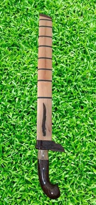 New Golok Cibatu KAYU JATI BAJA SEBAGUNA PANJANG REAL PICT GOLOK KEBUN/GOLOK KERJA By Grosir Ecer Ar