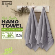 Bulk Cotton Hand Towel 100% Cotton – 40x70 cm | 170 GSM 5-Star Hotel Quality Super Absorbent, Soft P