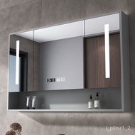 superior productsSmart Bathroom Mirror Cabinet Mirror Box Wall-Mounted Separate Toilet Bathroom Mirror with Light Storag