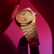 TISSOT T137.207.33.021.00 T1372073302100 PRX POWERMATIC 80 35MM Date Automatic SS Bracelet Gold *Ori