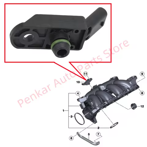 13627599907 Intake Manifold Pressure Sensor For BMW F20 F21 F30 116 118 120 316 320 MINI R55 R56 R60