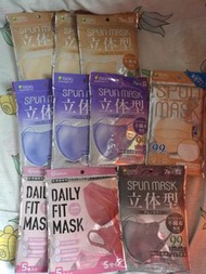 (清貨) 日本Iris Healthcare， ISDG立體型口罩， 現貨3包起賣。