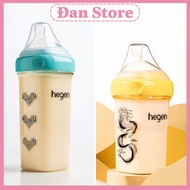 With Stamp - Hegen Golden Dragon milk bottle 240ml, genuine blue heart 330ml, Hegen bottle with yell