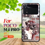 XIAOMI HP Glossy Case poco M4 Pro 4G [MC67] Glitter Case Pic HD Motif Genshin Impact | Case Xiaomihp