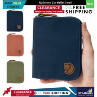 [100% ɑuthentic] Fjallraven Bifold Zip Wallet (SMALL) For Everyday Use Unisex [Ready Stock]