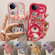 Casing VIVO V50 Kartun boneka silikon lembut Phone casing
