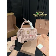 Prefered❤ new Pleated Bowling Fashion Genuine Leather Shoulder Crossbody Casual Female Bag efb eaa P