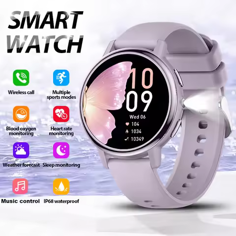 LIGE 2026 Men Smart Watch 1.26" HD Display Call Reminder Physiologic Health Monitor LED Flashlight L