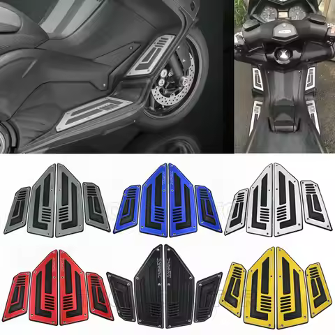 CK CATTLE KING One Set Front and Rear Motorbike Footrest Step Motorcycle Pedals Foot Pegs For Yamaha