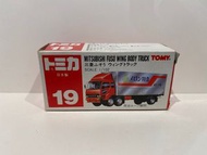 No.19 - Tomy Tomica 車仔 - 日本製 Mitsubishi Fuso Wing Body Truck 三菱特急貨車