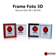 EXTREME 3D Frame 20X20cm (Custom) Photo Frame