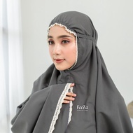 KATUN Mukena Cotton Lace Travel Bag Small Premium FeeZa - Adult Mukena Adult Mukena Travel Mukena Tr