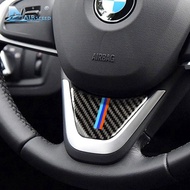 For BMW X1 F48 1 Series F52 F45 F46 Carbon Fiber Car Steering Wheel Stickers