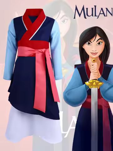 New Halloween MuLan Role-playing Cosplay Costume Stage Performance Costume, Replacing Father's Milit