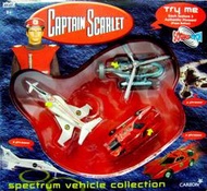 vivid  附音效 CAPTAIN SCARLET 紅上尉座車 &amp; 天使機  &amp; 直升機