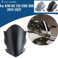 Motorcycle Front Screen Wind Shield Accessories For KTM RC125 RC200 RC390 2014-2021 RC 390 Windshiel