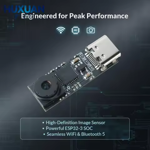 Mini USB Type-C Camera Module ESP32-S3 Development Board 720P 1280 * 720 1MP 65 Degree Camera For Wi